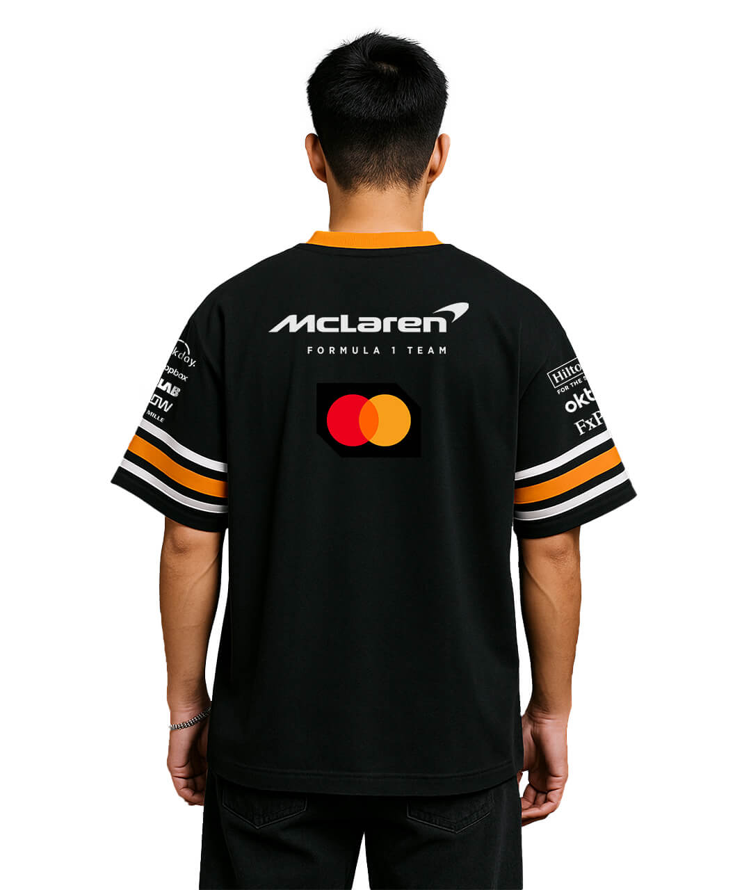 McLaren Oversized Black Street Tee