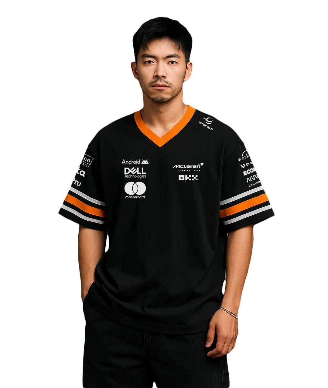 McLaren Oversized Black Street Tee