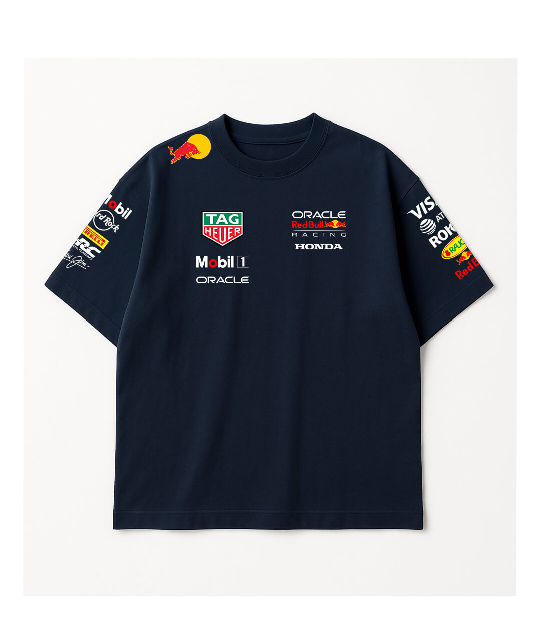 Red Bull Navy Oversized Tshirt 2025