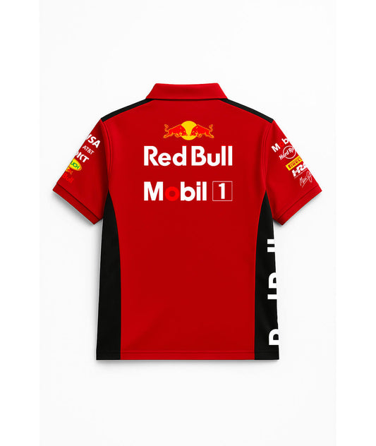 Red Bull Racing Polo – Red & Black Edition