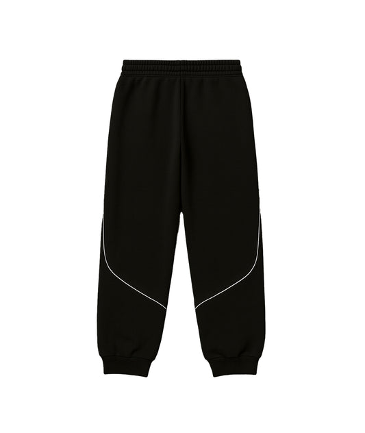 Scuderia Black Track Joggers – Oversized Fit
