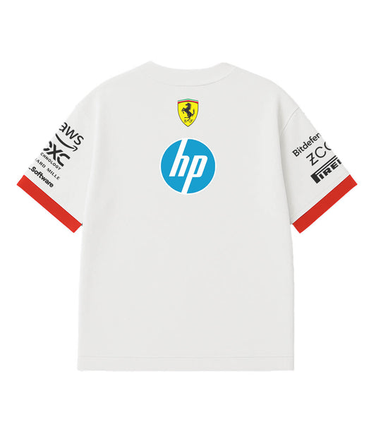 Ferrari White Oversized Tee