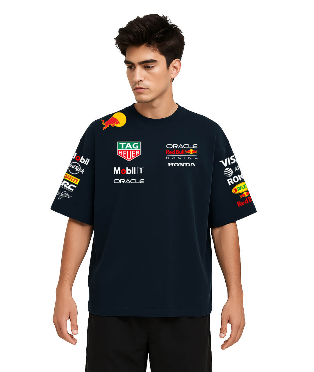 Red Bull Navy Oversized Tshirt 2025
