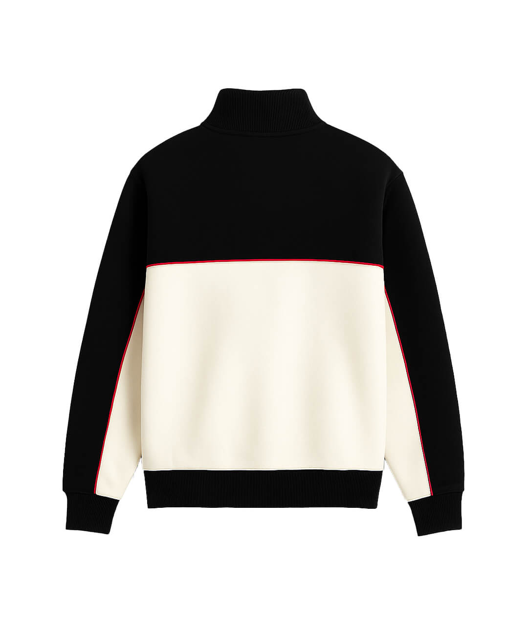 Ferrari Dual-Tone Half-Zip – Black & White Edition