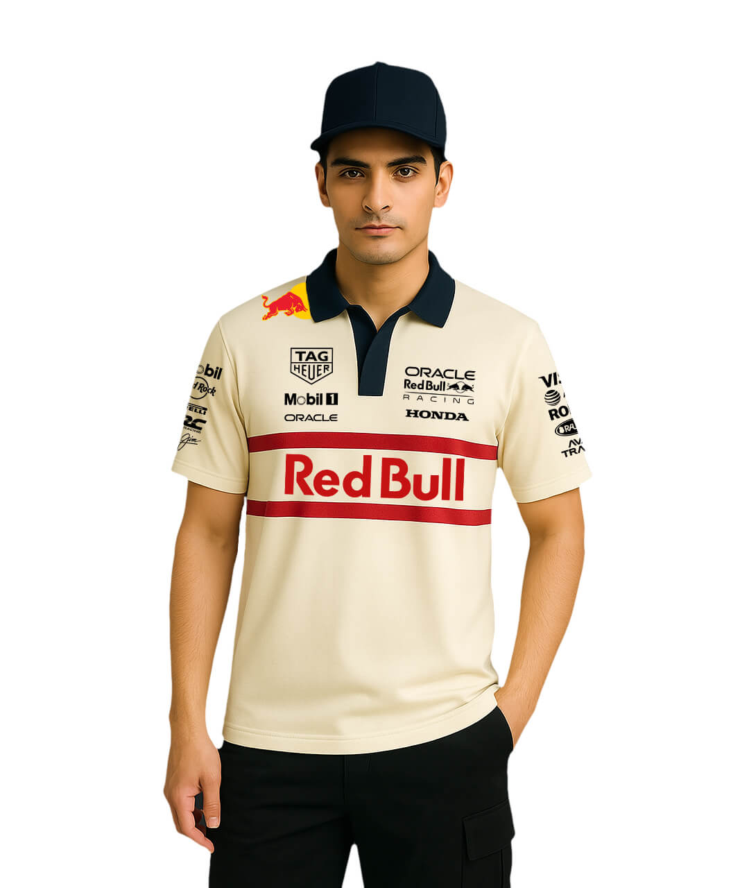 Red Bull Off-White Track Polo