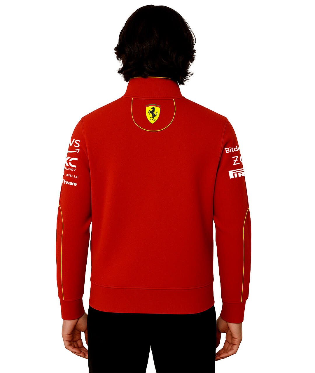 Ferrari Red Half Zipper 2024
