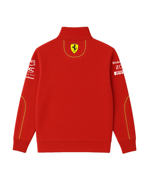Ferrari Red Half Zipper 2024