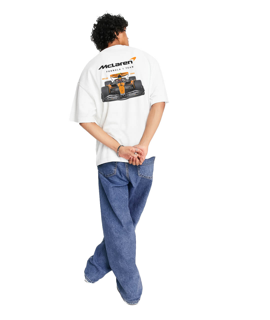 McLaren White Boxy Tee