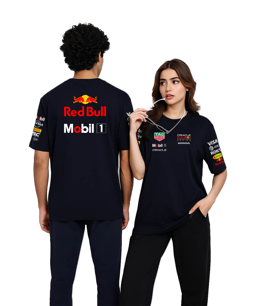 Red Bull Navy Oversized Tshirt 2025