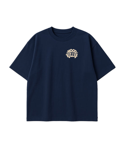 Mood Killer Navy Boxy Tee