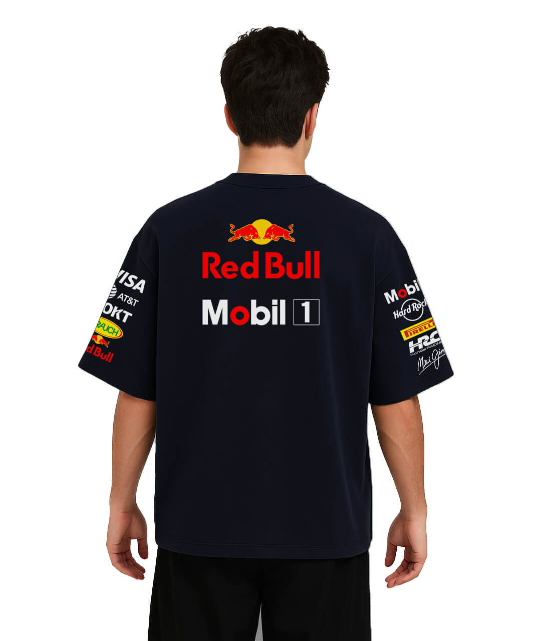 Red Bull Navy Oversized Tshirt 2025