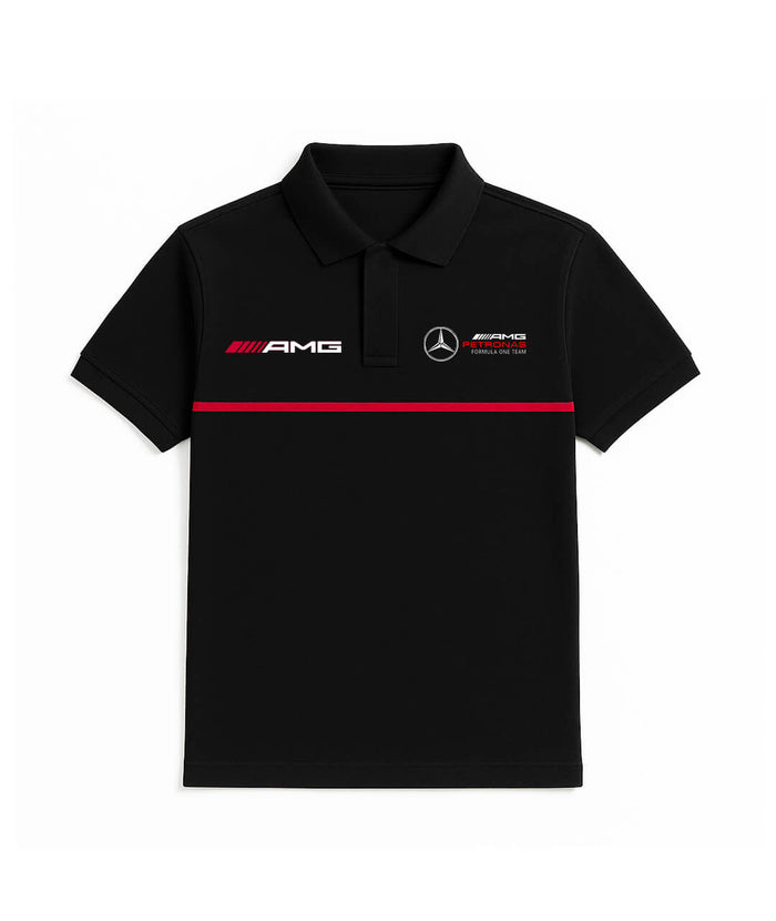 Mercedes Black All Season Polo