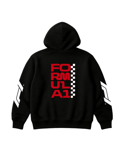 Formula One Black Street Hoodie