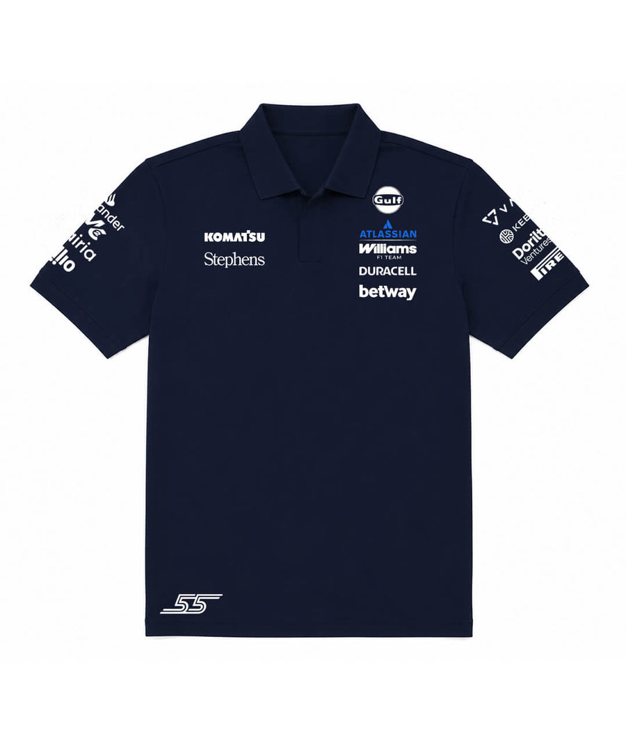Williams Midnight Grid Polo