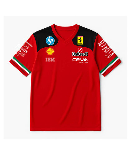 Ferrari Italy Edition Team Jersey – Red & Black