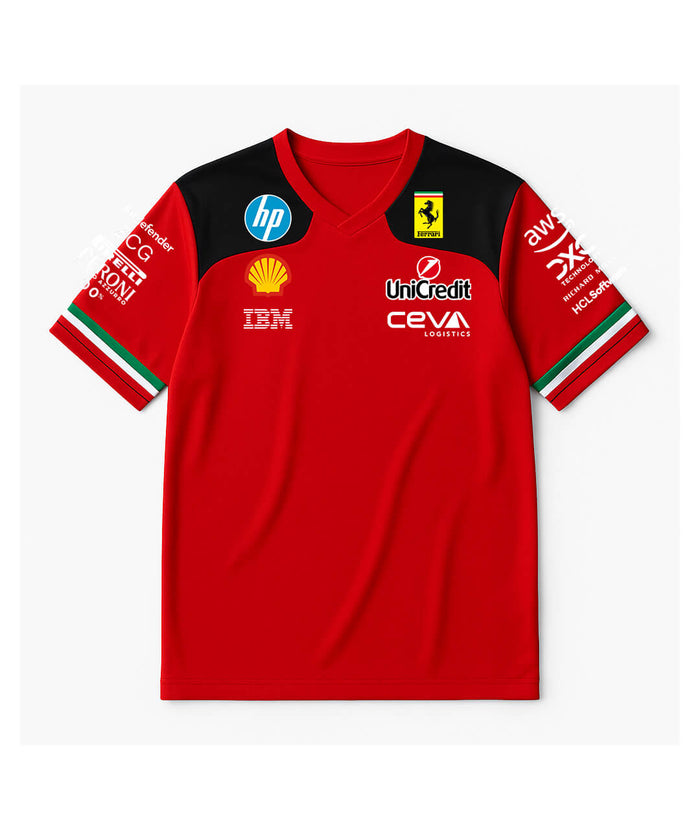 Ferrari Italy Edition Team Jersey – Red & Black
