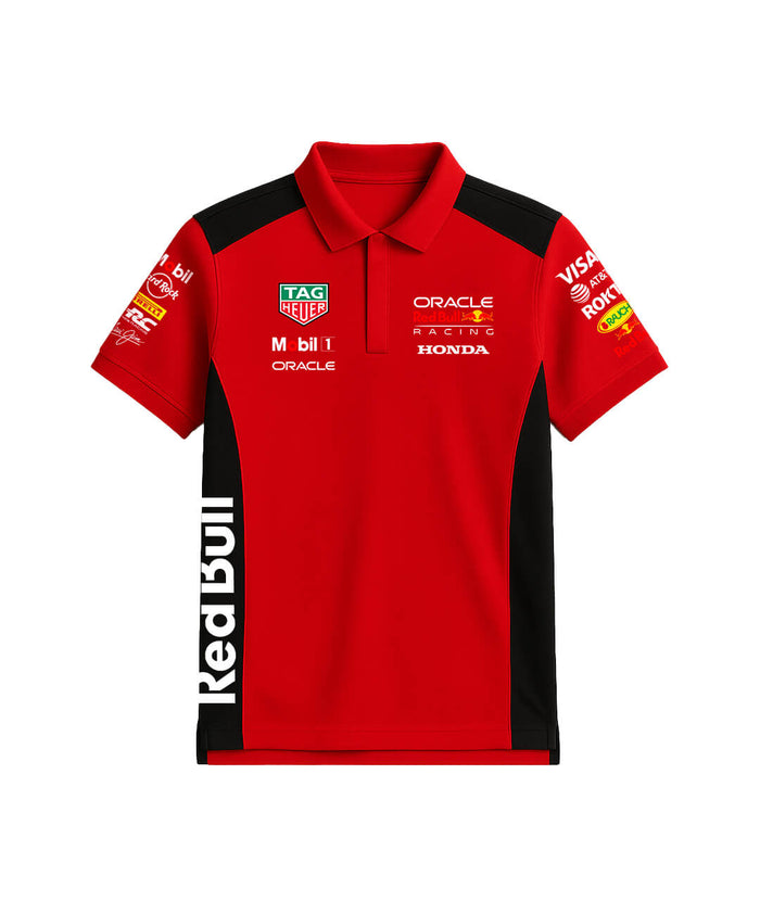 Red Bull Racing Polo – Red & Black Edition