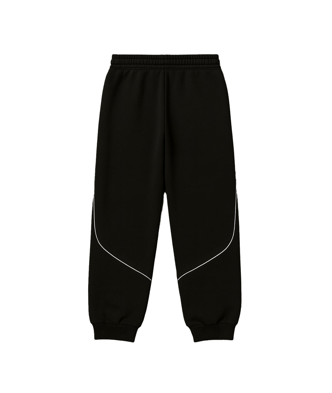 Scuderia Black Track Joggers – Oversized Fit
