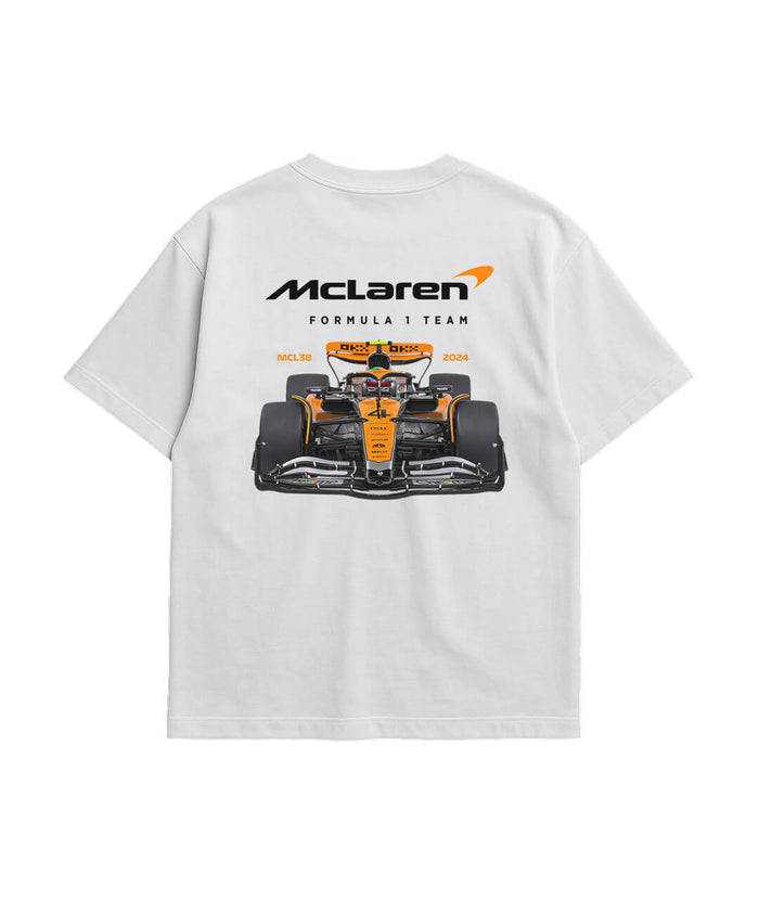 McLaren White Boxy Tee