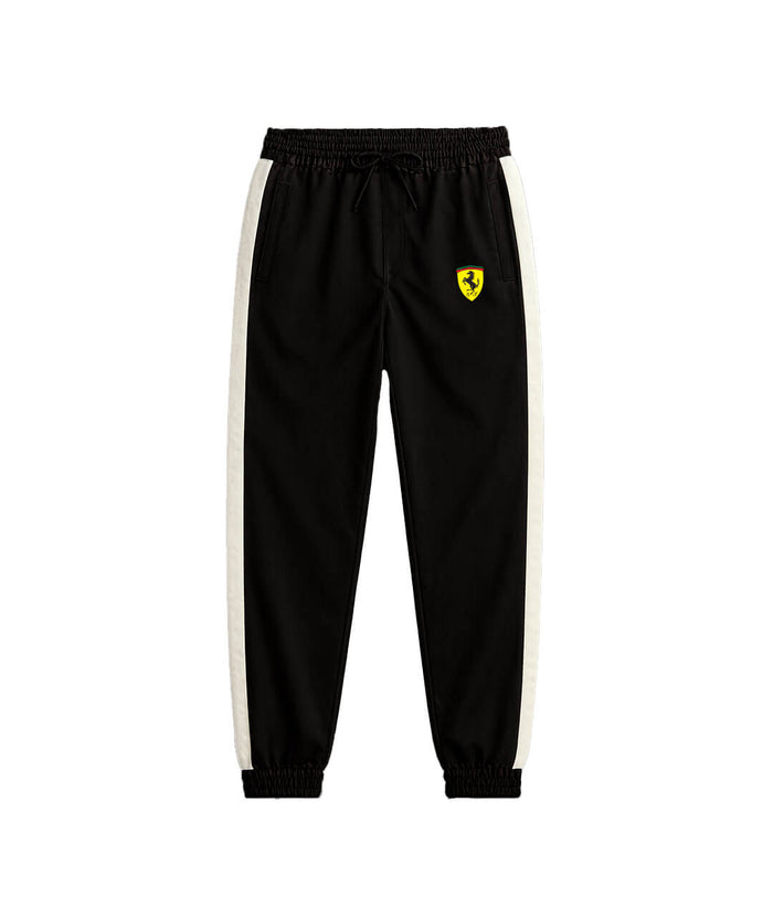 Scuderia Blackline Track Joggers – Lightweight Polyester Edition