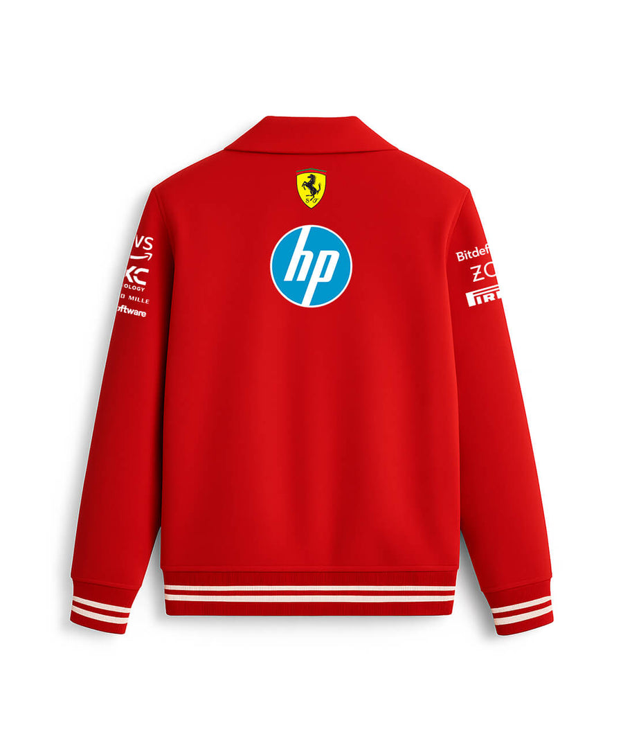Ferrari Red Varsity Jacket – Scuderia Edition