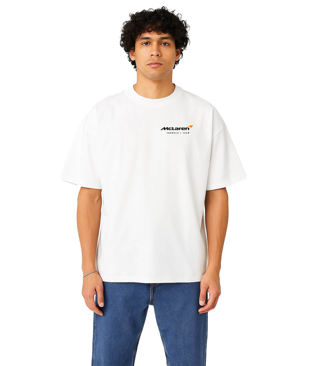 McLaren White Boxy Tee