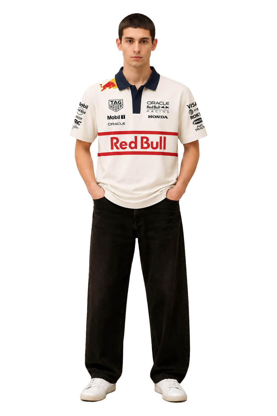 [CUSTOM] RB Off-White Track Polo