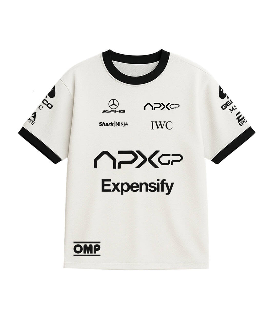 Apex GP White All Season Oversized Tee