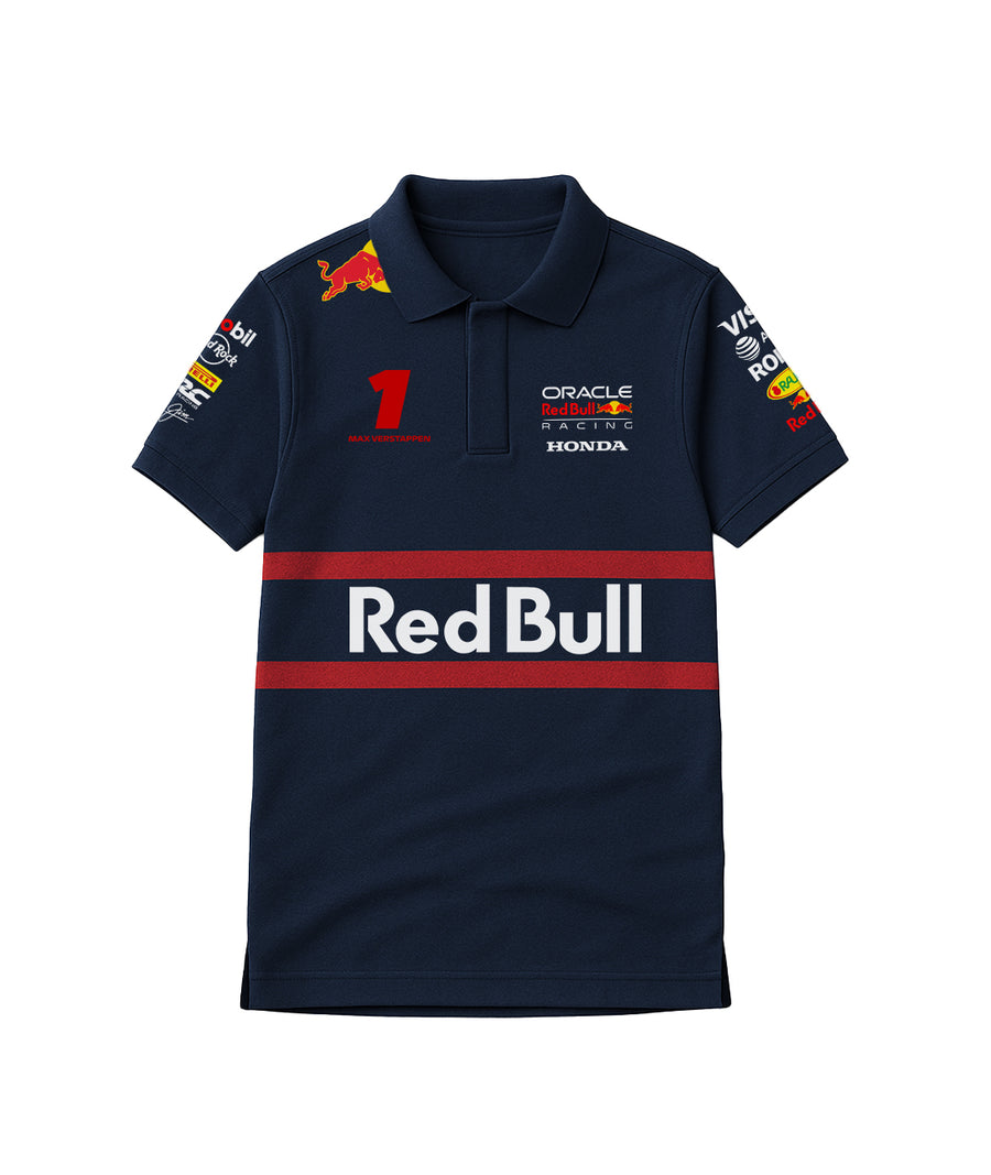 RB Navy Polo - Verstappen Edition