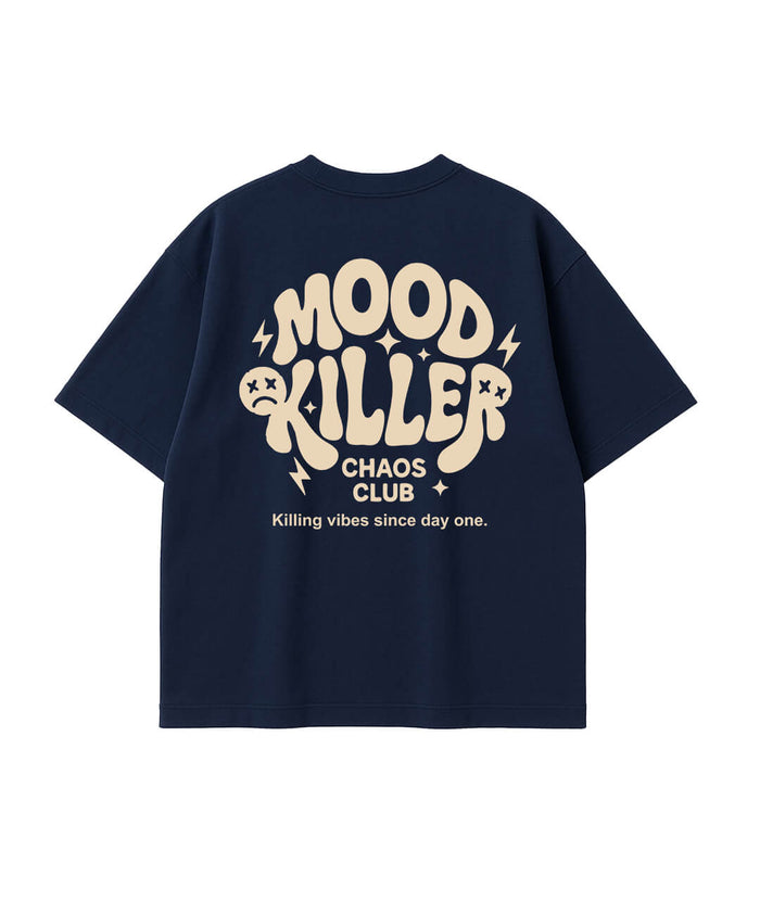 Mood Killer Navy Boxy Tee