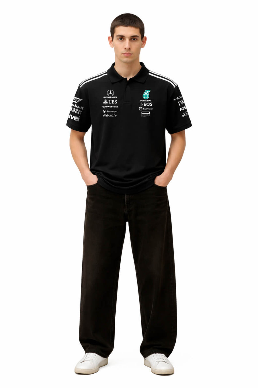 [CUSTOM] Mercedes Black Team Tshirt 2025