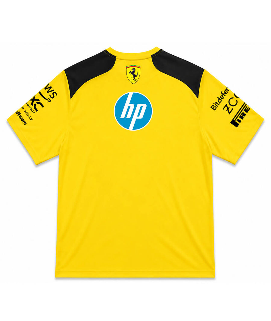 Ferrari Sponsor Track Tee – Giallo