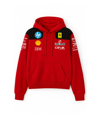Ferrari Red Trackside Hoodie
