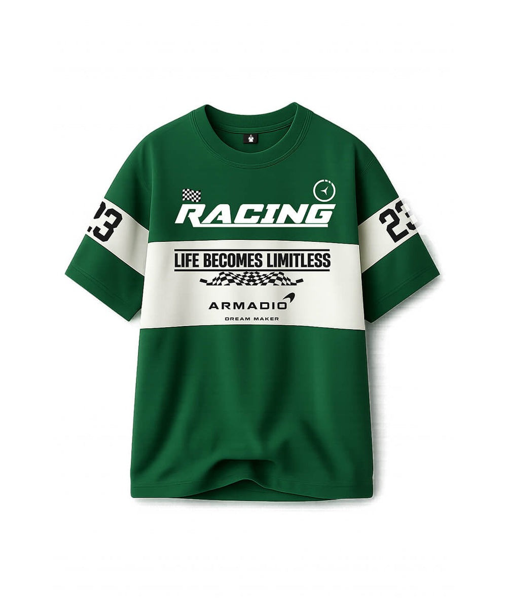 Green Limitless Racing Tee