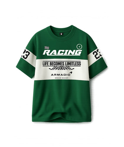 Green Limitless Racing Tee