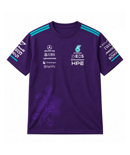 Mercedes Violet Petal Racing Tee