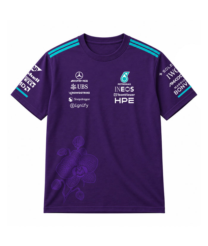 Mercedes Violet Petal Racing Tee
