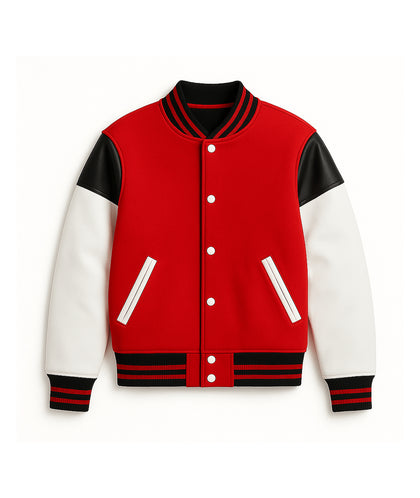 Heritage Red Varsity Jacket