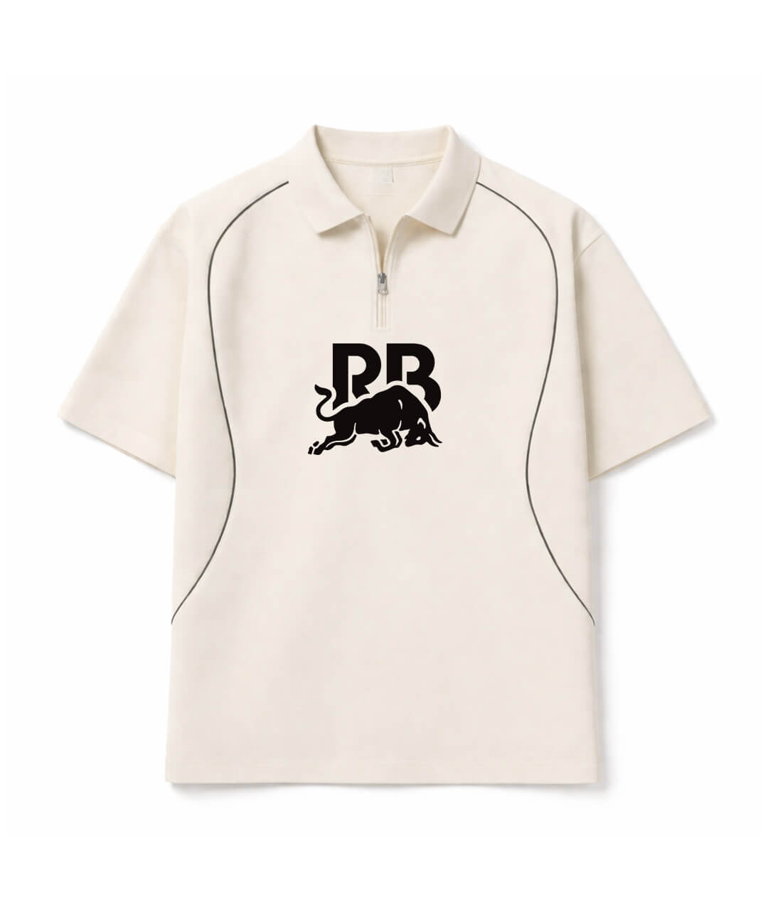 Ivory RB Minimal Circuit Zip Polo