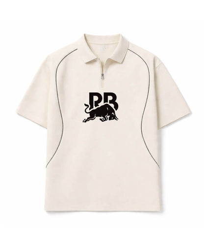 Ivory RB Minimal Circuit Zip Polo