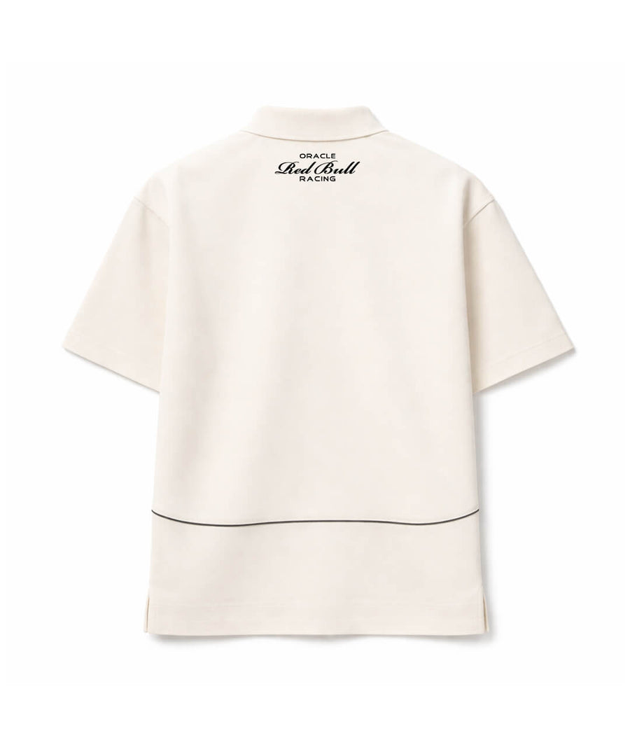 Red Bull Ivory Circuit Zip Polo