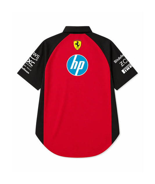 SF Racing Team Snap Shirt – Racing Red