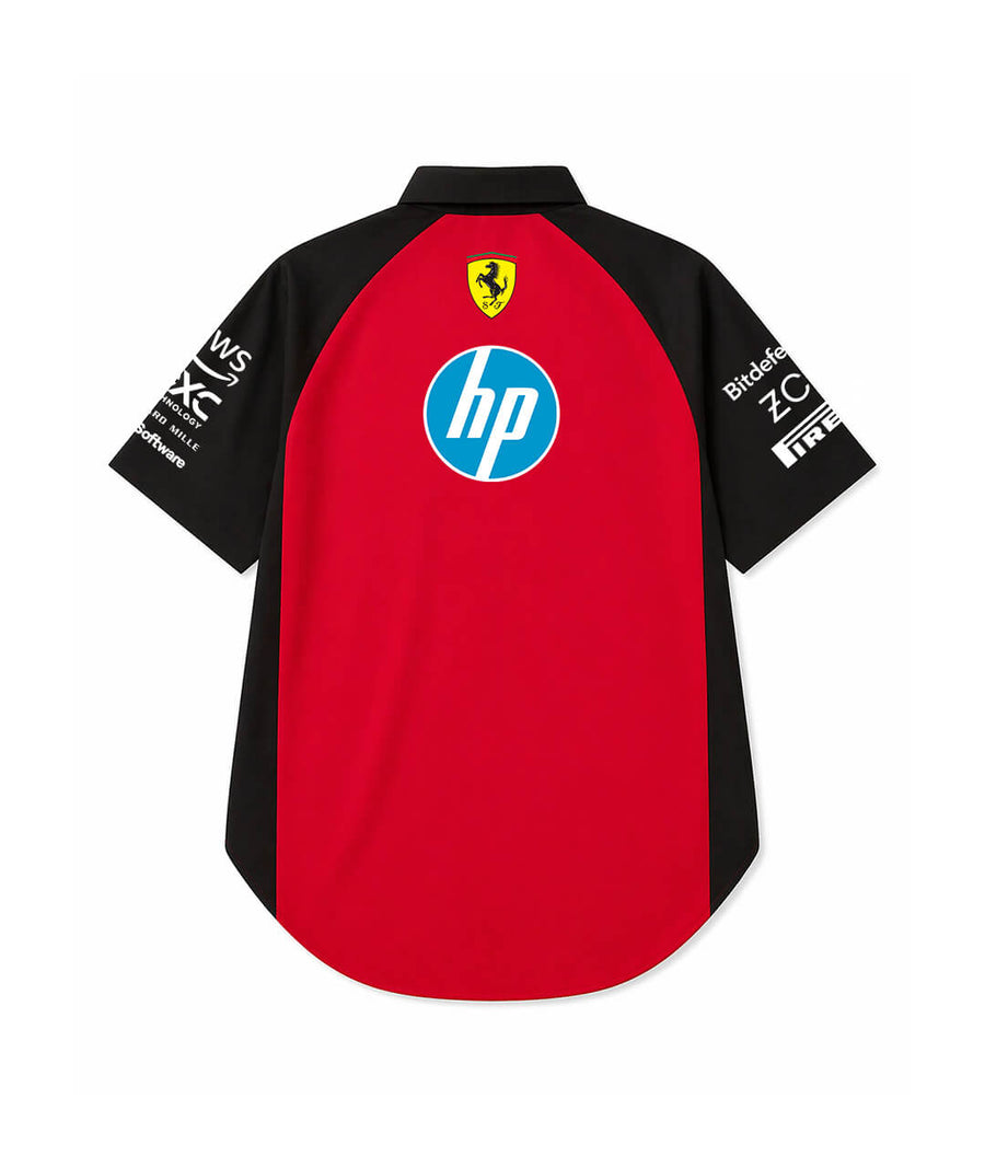 SF Racing Team Snap Shirt – Racing Red