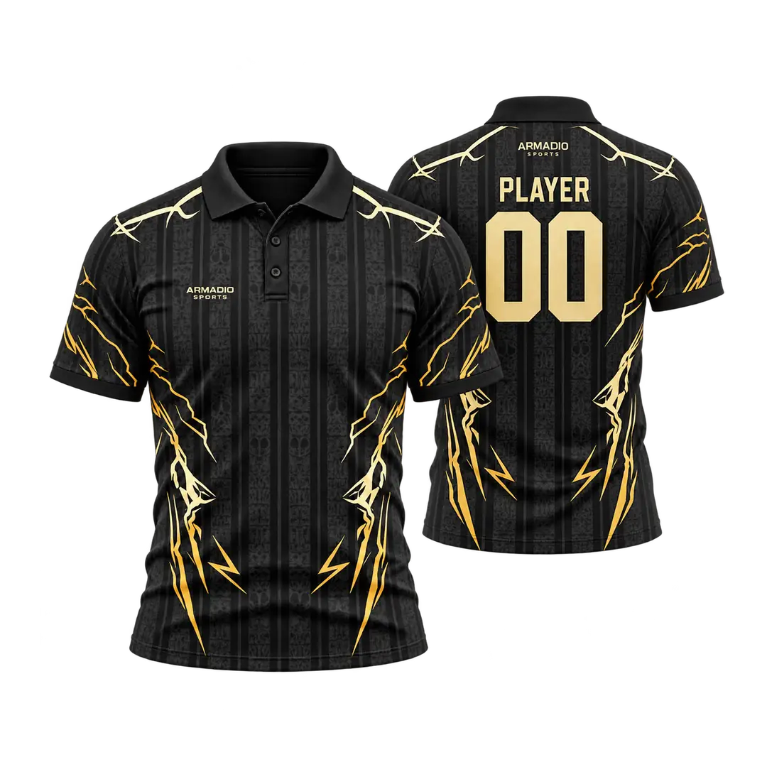 OBSIDIAN locked-scale front and back jersey