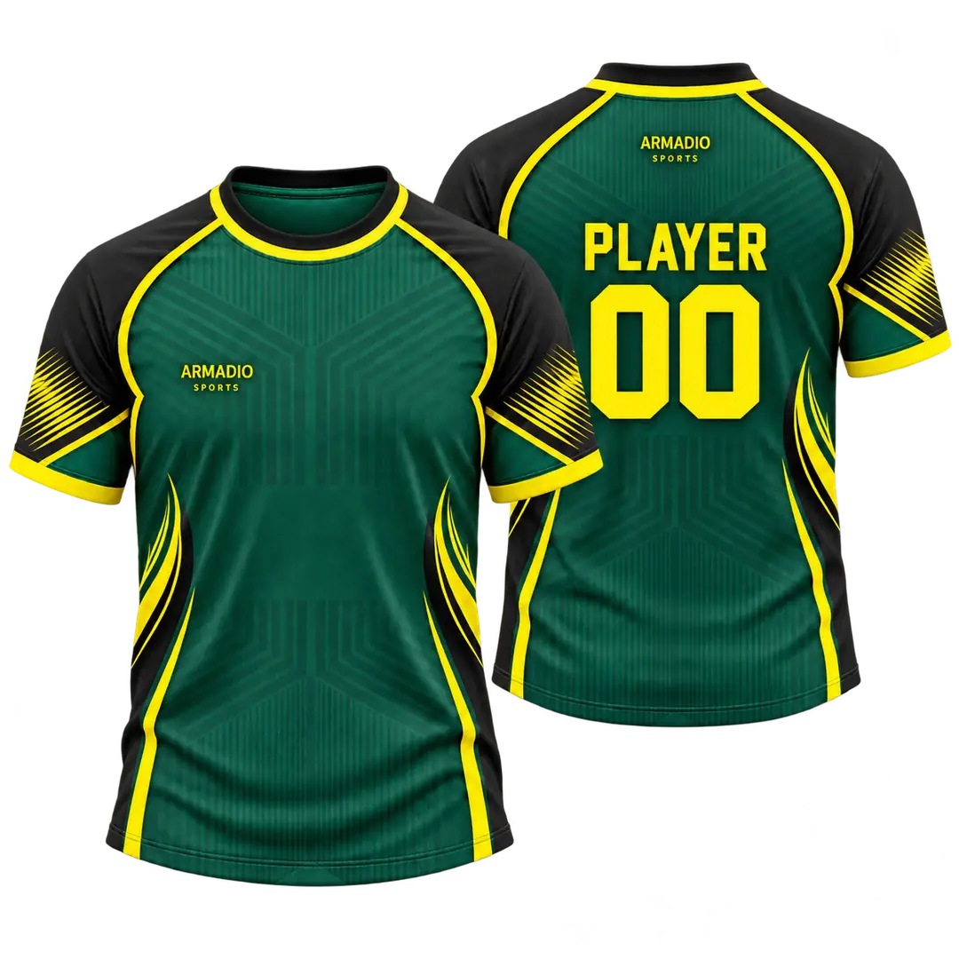 Volt realistic adult jersey front and back
